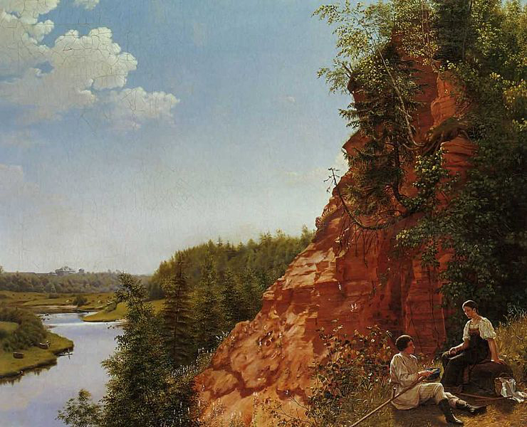 Alexey Tyranov View of the River Tosno